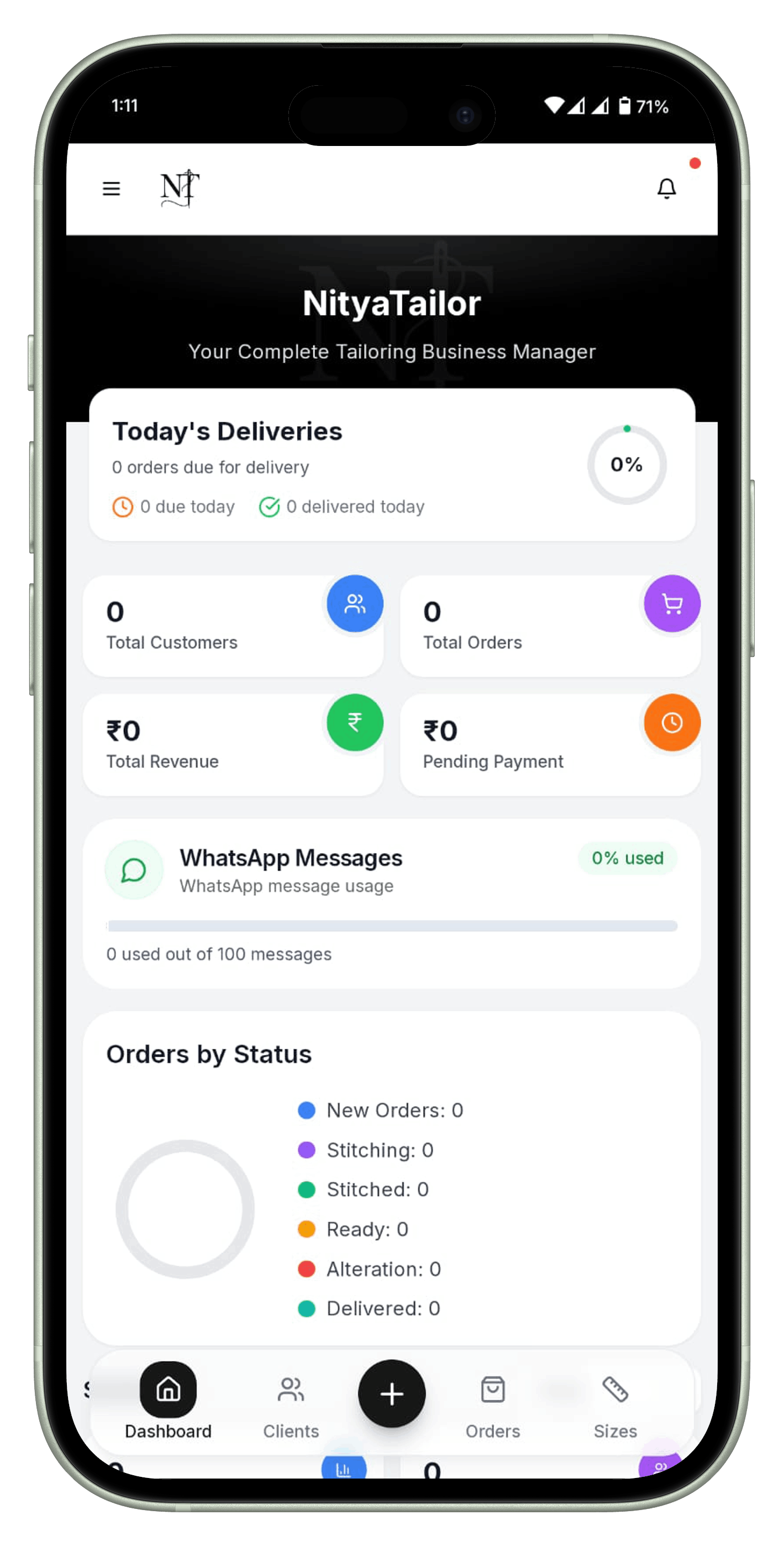 Tailor measuring client in Indore